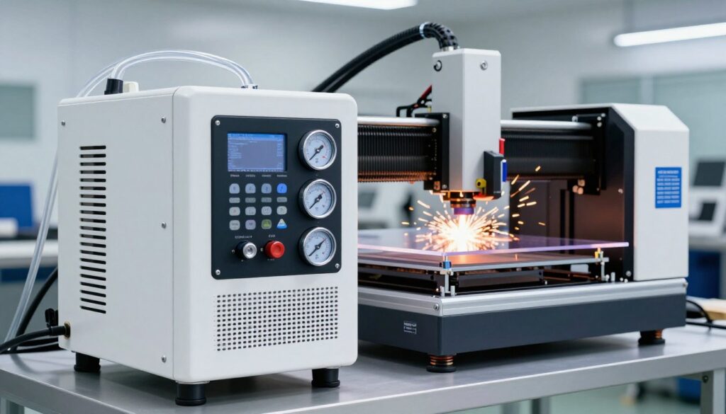 is a water chiller required for a forty watt CO2 laser