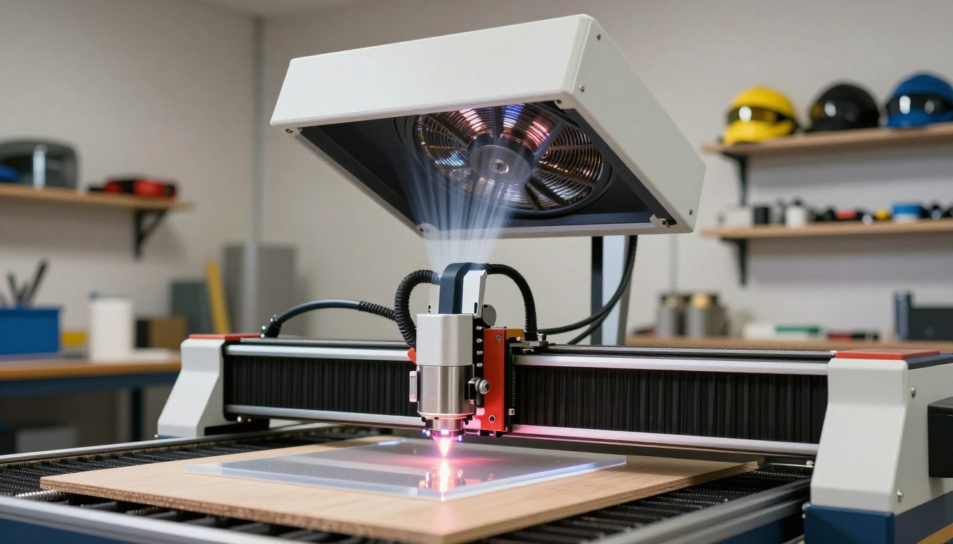 is an inline exhaust fan worth it for laser cutting