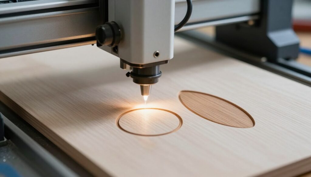 why are my laser engraved circles coming out oval